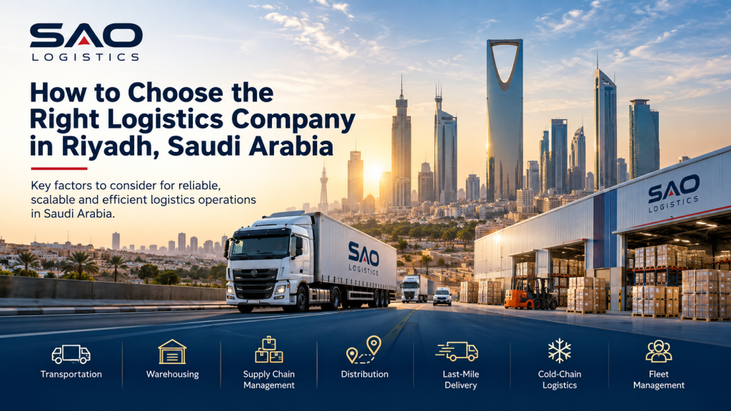 Logistics company in Riyadh Saudi Arabia - SAO Logistics
